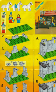 Bedienungsanleitung Lego set 6041 Castle Ausrüstungsdepot