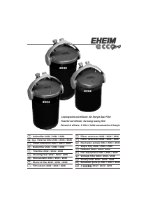 Návod Eheim Ecco Pro 2036 Akváriový filter