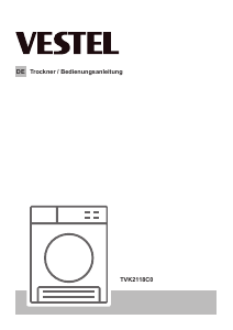Bedienungsanleitung Vestel TVK2118C0 Trockner