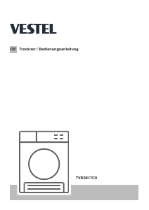 Bedienungsanleitung Vestel TVK0017C0 Trockner