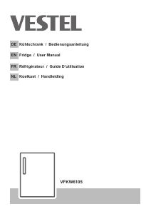 Bedienungsanleitung Vestel VFKW6105 Kühlschrank