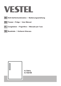 Kullanım kılavuzu Vestel K-T041L Buzdolabı