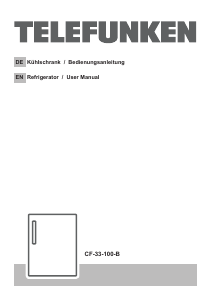 Manual Vestel CF-33-100-B Refrigerator