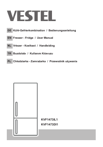 Instrukcja Vestel KVF1473IL1 Lodówko-zamrażarka