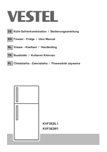 Bruksanvisning Vestel KVF382W1 Kyl-frys