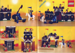 Bruksanvisning Lego set 6059 Castle Riddarens fäste