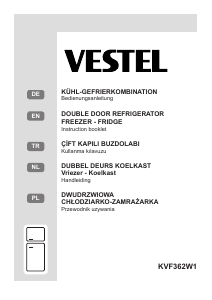 Bruksanvisning Vestel KVF362W1 Kyl-frys