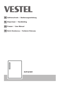 Bruksanvisning Vestel KVF341W1 Frys