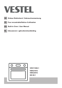 Handleiding Vestel VEH11026-1 Fornuis