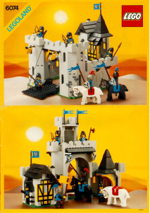Manual de uso Lego set 6074 Castle Fortaleza