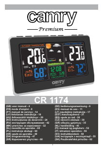 Manual de uso Camry CR 1174 Estación meteorológica