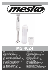 Посібник Mesko MS 4624 Ручний блендер