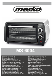 Handleiding Mesko MS 6004 Oven