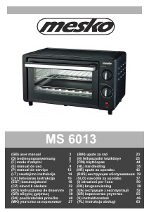 Handleiding Mesko MS 6013 Oven