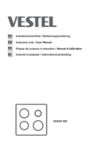 Manual Vestel GK60XIND Hob