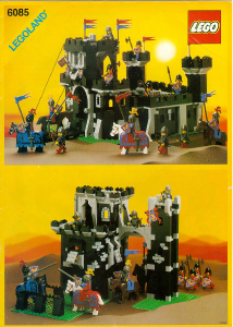 Manuale Lego set 6085 Castle Il castello del monarca nero