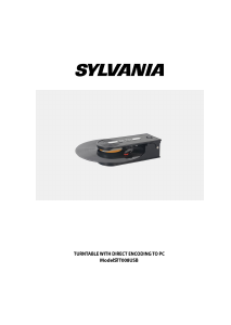 Bruksanvisning Sylvania STT008USB Skivspelare