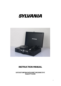 Handleiding Sylvania STT102USB Platenspeler