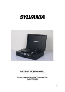 Bruksanvisning Sylvania STT102USB Skivspelare
