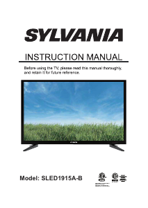 Bruksanvisning Sylvania SLED1915A-B LED TV