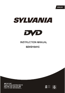 Bruksanvisning Sylvania SDVD1041C DVD spelare