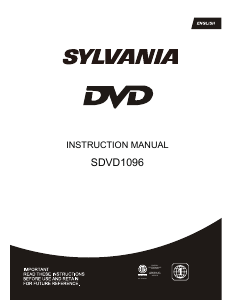Bruksanvisning Sylvania SDVD1096 DVD spelare
