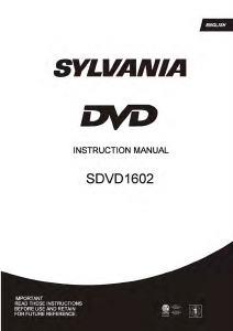 Bruksanvisning Sylvania SDVD1602 DVD spelare