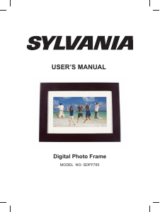 Handleiding Sylvania SDPF785 Digitale fotolijst