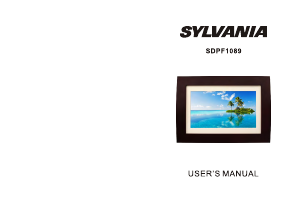 Manual Sylvania SDPF1089 Digital Photo Frame