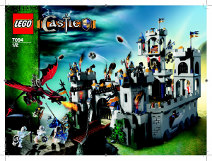 Manuale Lego set 7094 Castle Assedio al castello del re