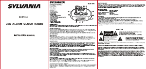 Mode d’emploi Sylvania SCR1384 Radio-réveil