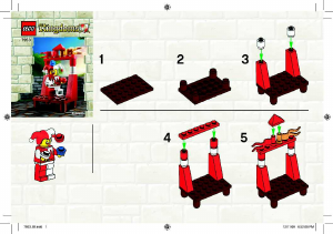 Manual de uso Lego set 7953 Castle Bufón
