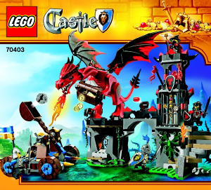 Manuale Lego set 70403 Castle Montagna del dragone