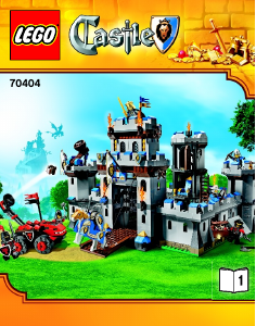 Manuale Lego set 70404 Castle Castello del re