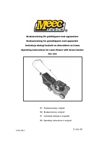 Manual Meec Tools 721-215 Lawn Mower