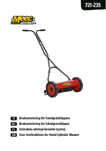 Bruksanvisning Meec Tools 721-235 Gräsklippare