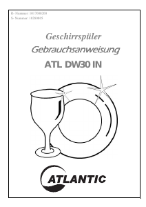 Bedienungsanleitung Atlantic ATL DW30 IN Geschirrspüler