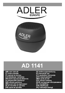 Manual Adler AD 1141 Difuzor