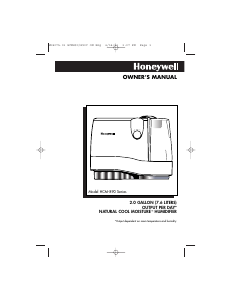 Mode d’emploi Honeywell HCM-890BTG Humidificateur