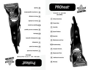 Bruksanvisning Bissell 25A3 ProHeat Dammsugare