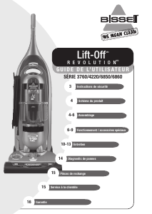 Mode d’emploi Bissell 4220 Lift-Off Aspirateur