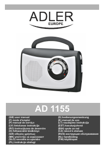 Handleiding Adler AD 1155 Radio