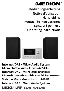 Bedienungsanleitung Medion LIFE P85003 (MD 85008) Stereoanlage