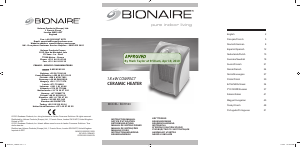 Használati útmutató Bionaire BCH160 Hősugárzó