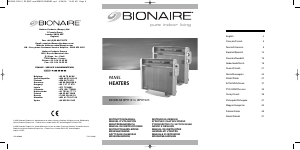 Manual Bionaire BPH1520 Aquecedor