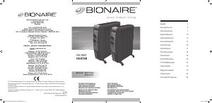 Bruksanvisning Bionaire BOF1500 Varmeapparat