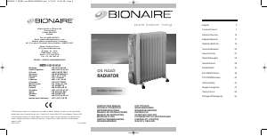 Használati útmutató Bionaire BOH2503D Hősugárzó