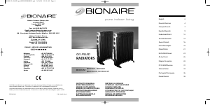 Bruksanvisning Bionaire BOH1501 Varmeapparat