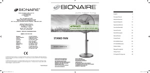 Manuál Bionaire BASF1415 Větrák