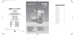 Manual de uso Bionaire BWM5075 Humidificador